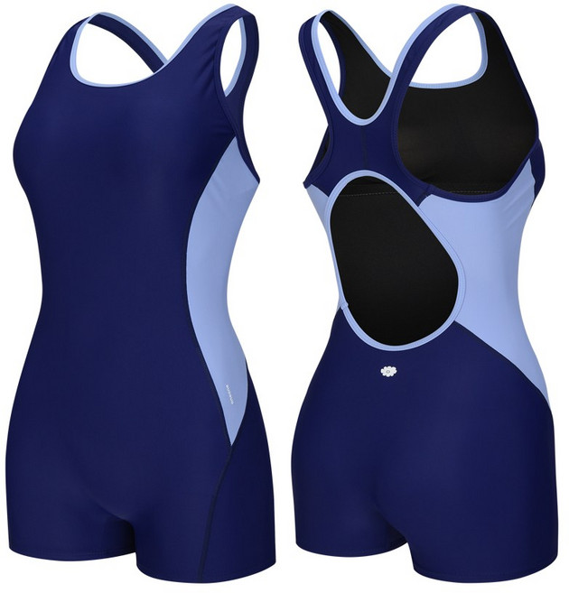 버드버드 여성용 2부 트랙 실내 원피스 수영복 3종세트