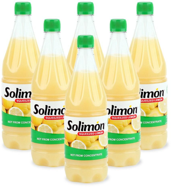 솔리몬 스퀴즈드 레몬즙, 1L, 6개