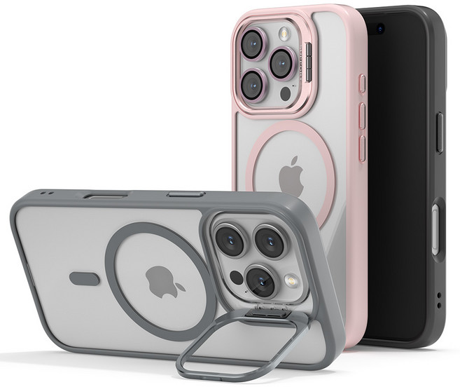 5세컨즈 오앤크 카메라 메탈링 맥세이프 스탠드 케이스 +카메라 풀커버 링