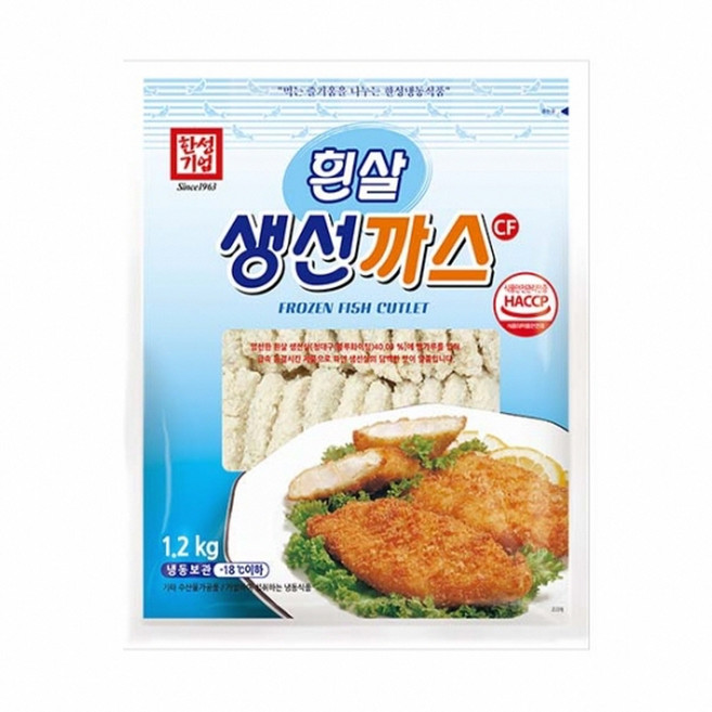 한성 생선까스 1.2kg 2개