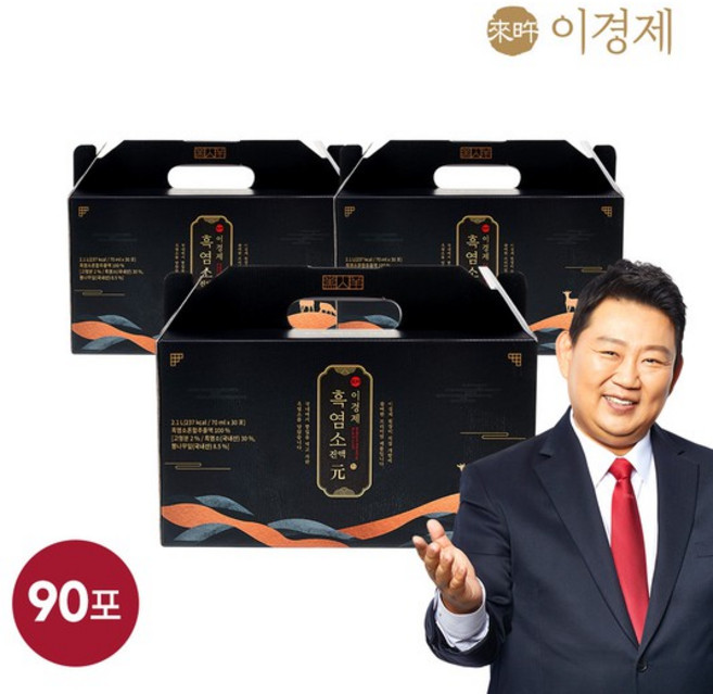 래오이경제 정품 흑염소진액 원 30p, 2.1L, 3박스