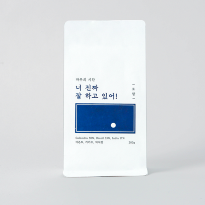 하루의시간 보람 블랜드 원두커피, 1kg, 3개, 홀빈(분쇄안함)