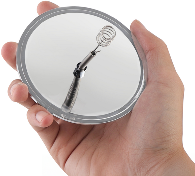 디와이툴즈 휴대용 태양열 라이터 캠핑 비상 점화기 렌즈, 1개, 실버