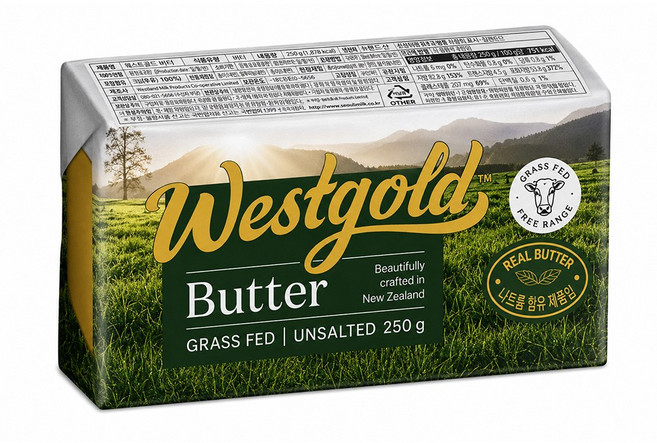 서울우유 웨스트골드 무가염 버터 250g, 2개