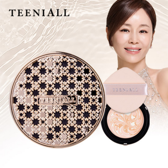 [최신상 견미리팩트] 티니올 크리스탈 크리미 팩트 본품 1개 + 리필 1개 세트, 21호