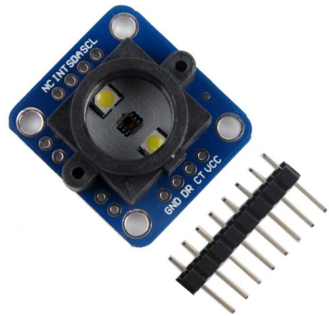 S375 GY-33 TCS34725 컬러 센서 색 인식 식별 모듈 Color Sensor, 1개
