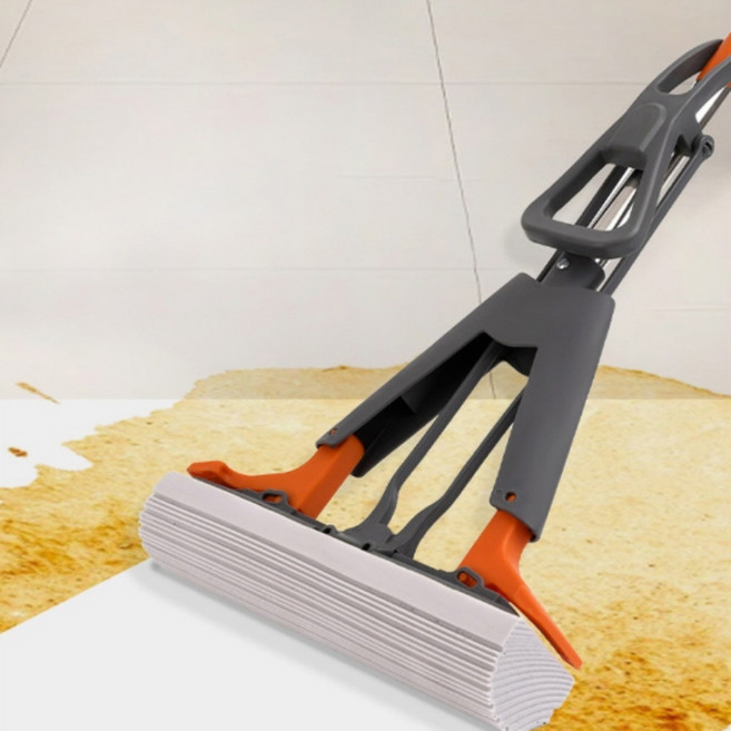 매직 펄프 청소기 물청소 바닥 청소 스펀지 밀대 32cm 접이형, 1개, 상세페이지 참조