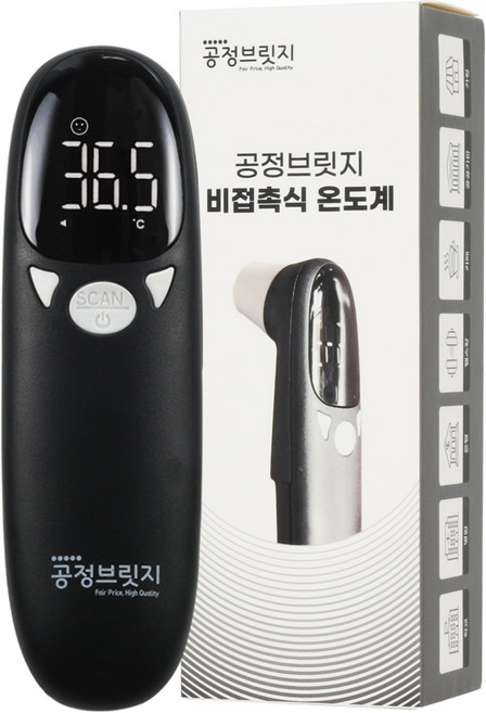 공정브릿지 비접촉식 적외선 온도계 FNT010, 1개