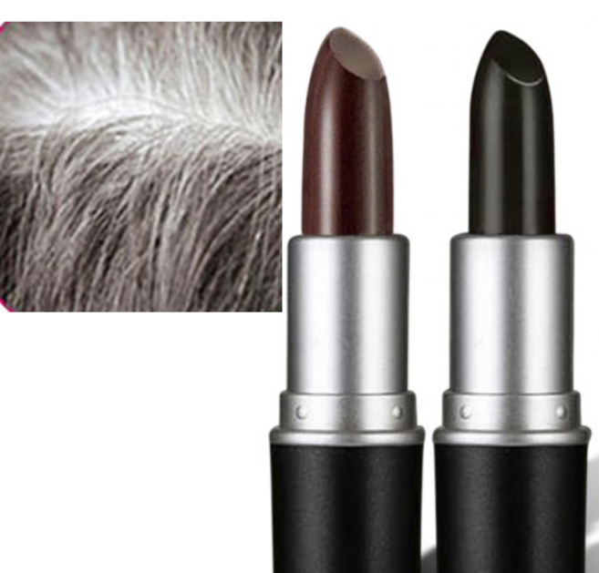 백모커버카라 흰눈썹염색 구렛나루염색 옻안타는염색약, 2개, 흑갈색