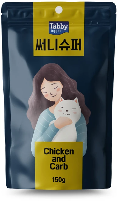 테비 써니슈퍼 쿠키 비스킷 고양이간식, 치킨과 게, 150g, 1개 - 쿠팡