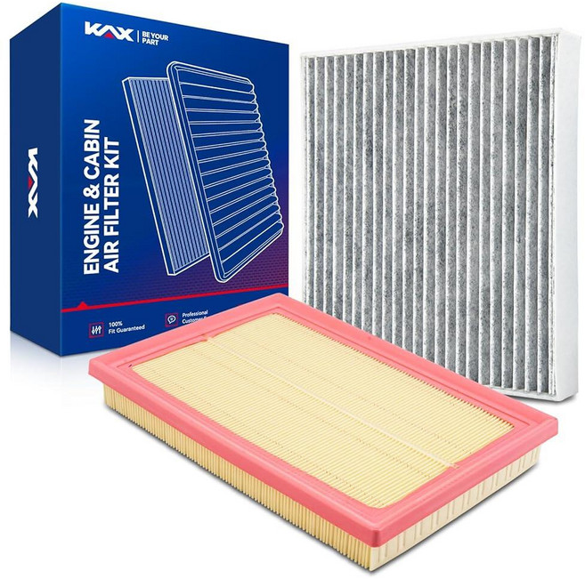KAX 엔진 및 캐빈 에어 필터 키트 닛산 알티마 2013-2018 2.5L 교체용 교체 # CA11450 CF11776, Ca10677 & Cf10285