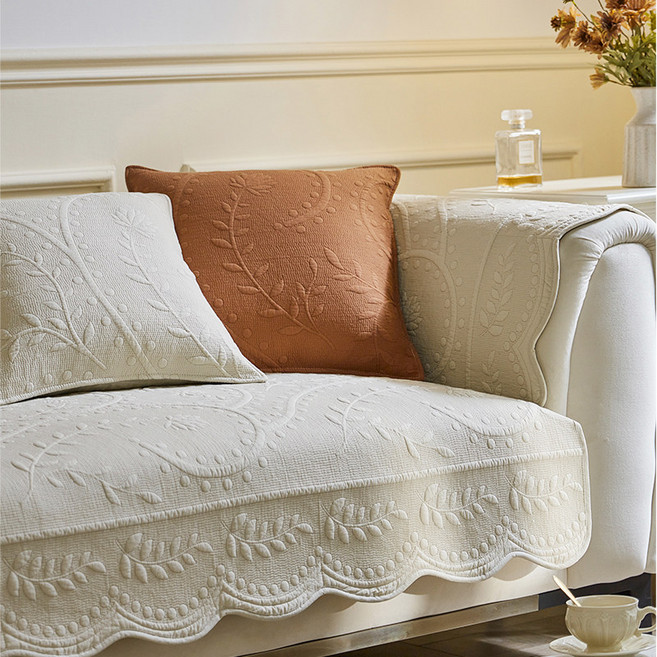 모던퀼팅 워싱면 소파패드 논슬립 사계절 공용 소파커버