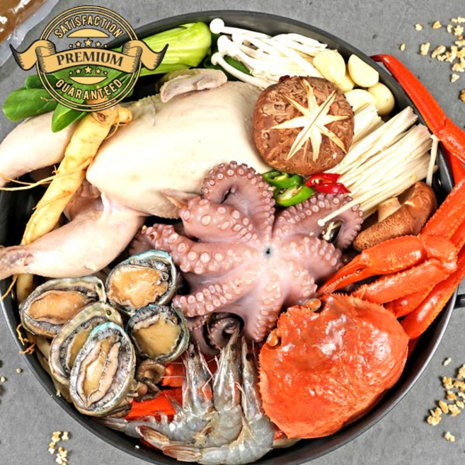 [실패없는 해신탕] 홍게 해신탕 백숙 해신탕 밀키트 홍게 삼계탕 캠핑 밀키트 초복 중복 말복, 실속해신탕 3.6kg 내외