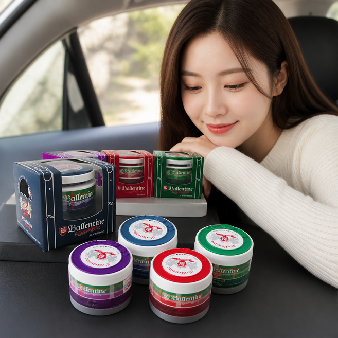 루체트리 방향제 센텍 발렌타인 차향수 디퓨저 자동차 차량용 실내방향제, 사과, 1개