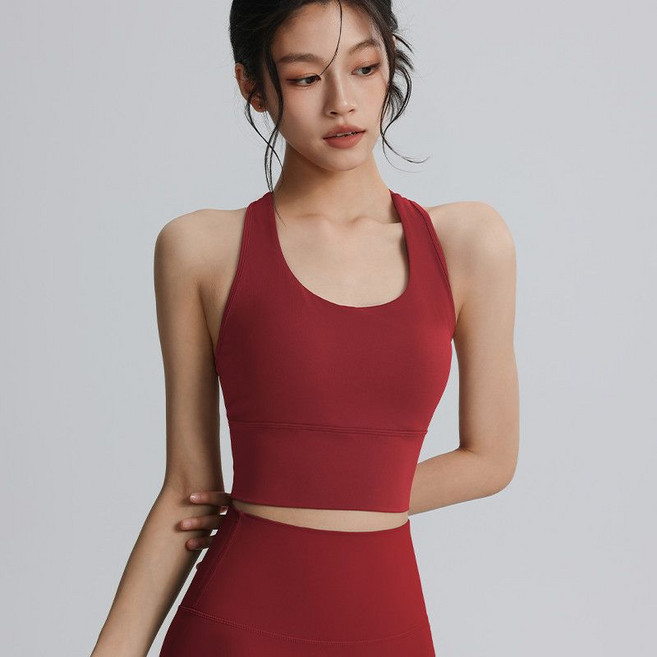 2025년 여성 스포츠 브라 고탄력 고강도 충격 흡수 러닝 모아주는 탱크탑 필라테스 요가 슬림핏 피트니스 브라 다양한 색상 가능