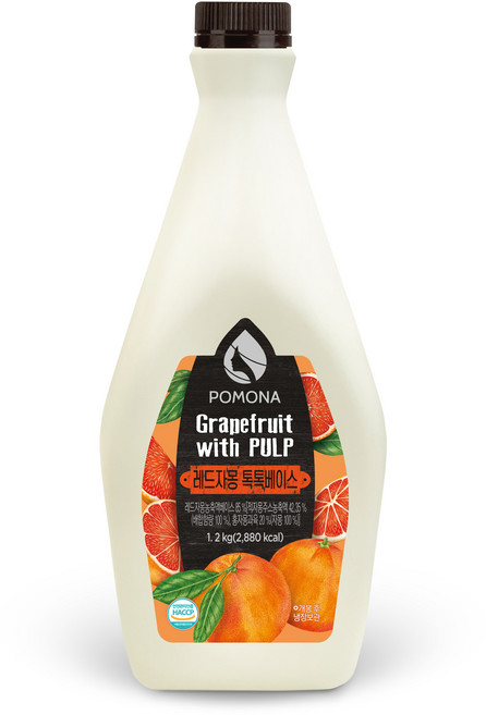 포모나 레드자몽 톡톡베이스 1.2kg, 4개