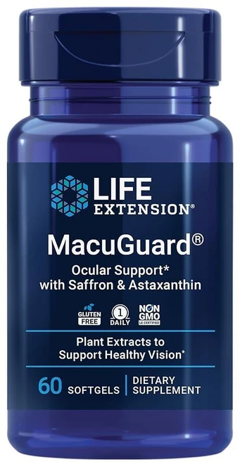 라이프익스텐션 마쿠가드 사프란 아스타잔틴 캡슐 60정, 1개 - 쿠팡