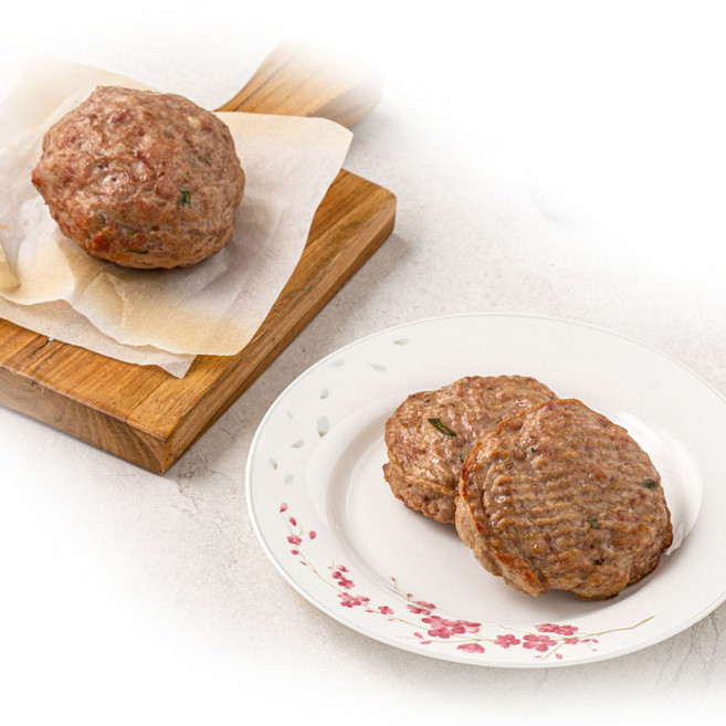 국내산 독일식 전통 수제 햄 소시지 렉커 너비아니 스테이크(270g)떡갈비, 1개, 270g