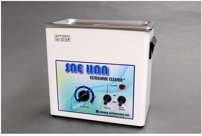 새한 초음파 세정기 SH-2140/ 40kHz/ 3.3L 귀금속 안경 세척기, 1개, 베이지