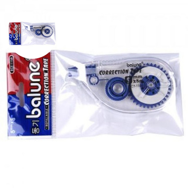 플러스수정테이프 수정테이프 바르네 화이트 지우개 필기구 문구 사무실, 본상품