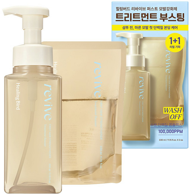 힐링버드 리바이브 퍼스트 모발강화제 기획세트, 330ml, 1개