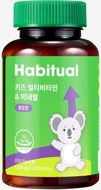 와이즐리 키즈 멀티비타민 미네랄, 1개, 120정 - 쿠팡