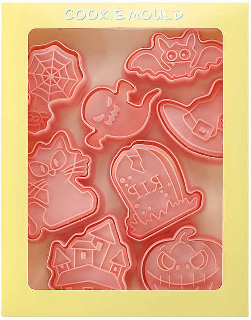 할로윈 푸쉬커터 8종 세트, 1세트