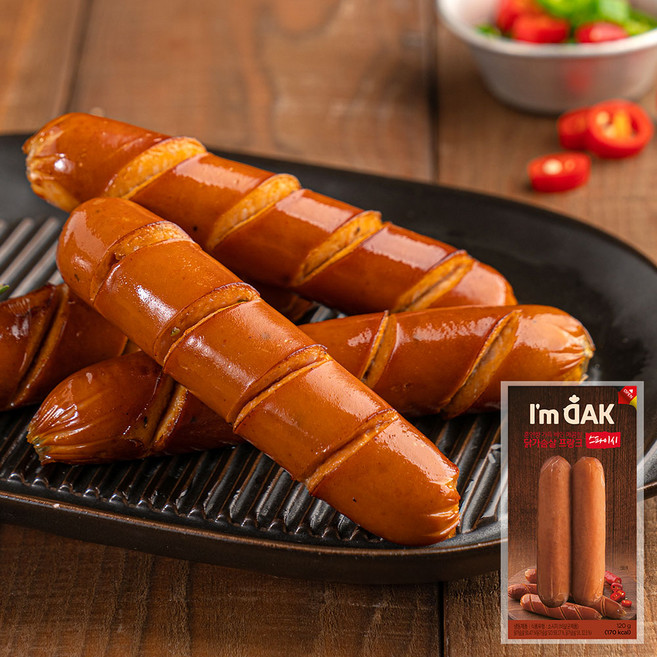 [아임닭] 프랑크 스파이시 소시지 120g, 30개