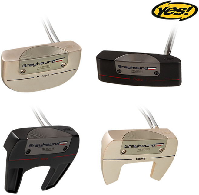 [예스골프] 예스퍼터 그레이하운드 (캘리 마릴린 루비 샌디), 캘리, 블랙, 34인치