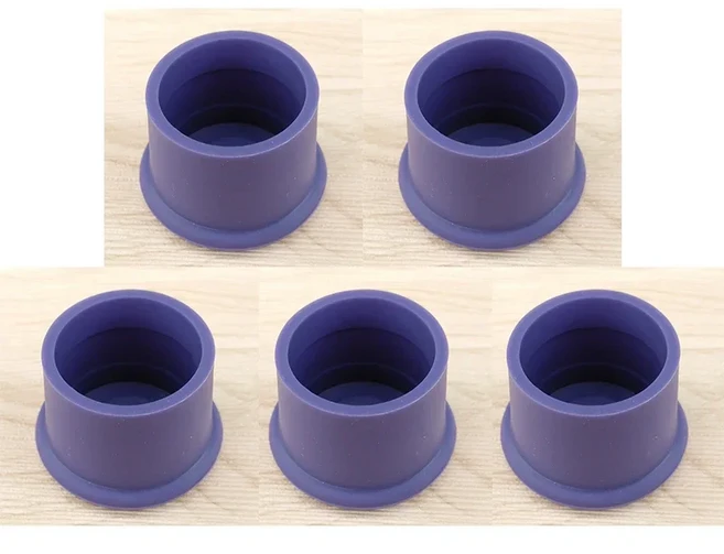 호환 1/2/3/5Pcs 병 마개 식품 등급 여러 가지 빛깔의 실리콘 와인 보존 커버 RedWine 누출 스토퍼 캡, 23 Purple 5pcs