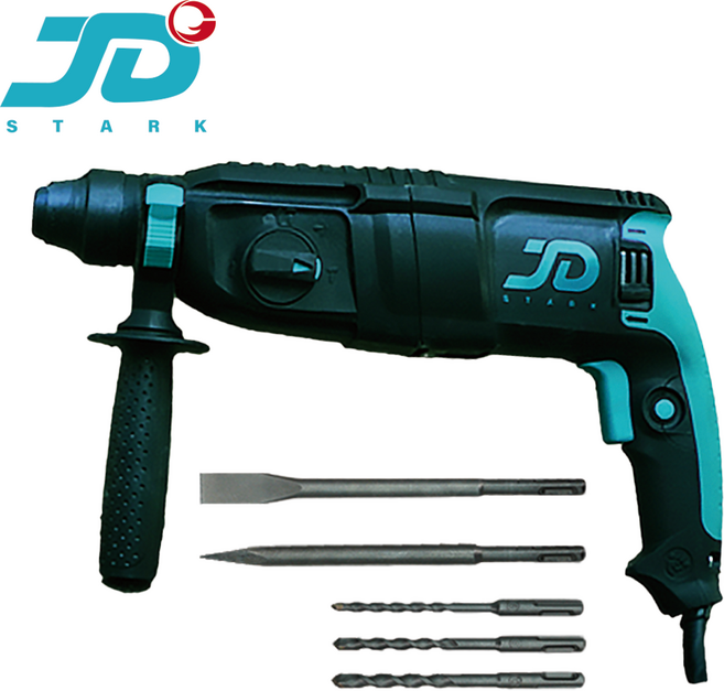 제이디스타크 함마 드릴 콘크리트 JD-26YS 유선 해머 전동공구 SDS 로터리 전기, 1개