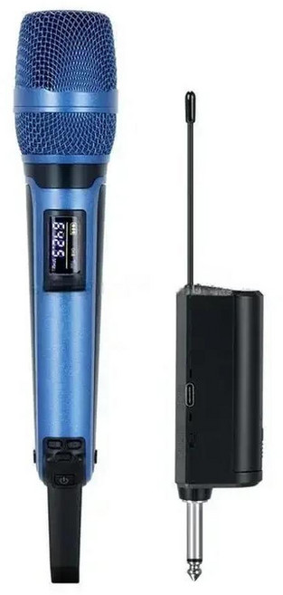 무선 가라오케 마이크 컴퓨터 오디오 홈 스튜디오 녹음 전문 회의, 18.1 mic deep blue