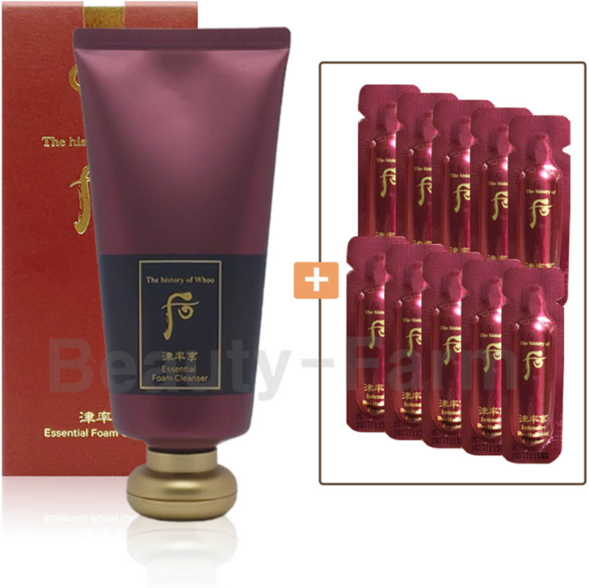 더후 히스토리 오흐 후 진율 진액 폼클렌저 (+진율진액에센스 샘플), 1개, 180ml