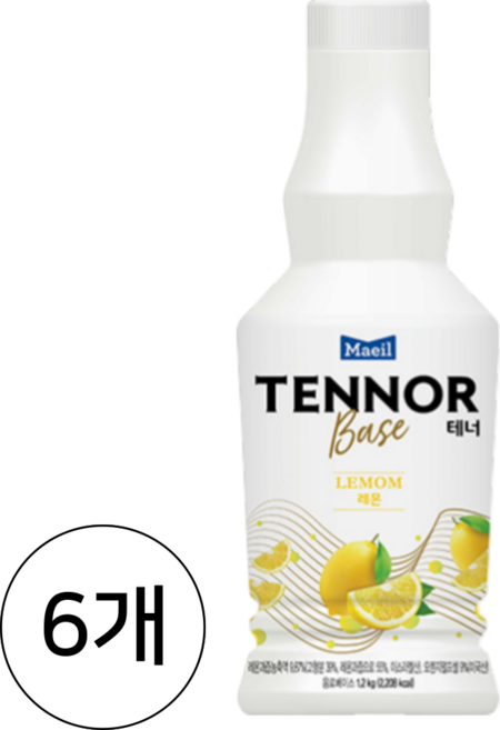 매일유업 테너베이스 레몬, 6개