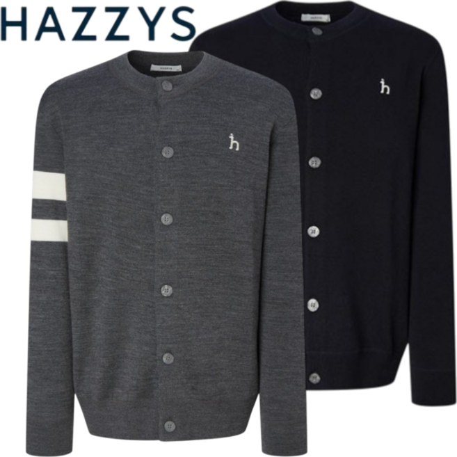 [백화점발송]헤지스 남성 긴팔 가디건 간절기 회사 외출 상의