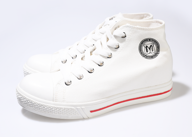 MNX15 여성 남성 발편한 키높이 속굽 운동화 스니커즈 캔버스 하이탑 신발 리노