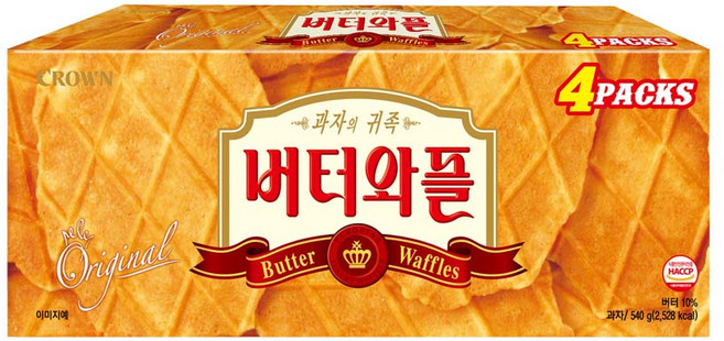 버터와플 기프트세트 오리지널, 540g, 2개