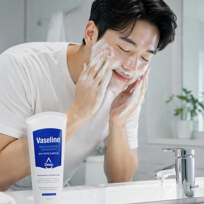 촉촉한 약알칼리성 딥 클렌징폼, 4개, 220g - 쿠팡
