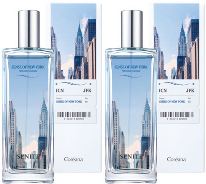 샤워코롱/세니떼퍼퓸드샤워코롱-센스오브뉴욕 100ml, 2개