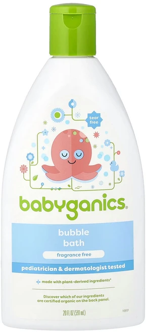 베이비가닉스 버블 배스 무향 591ml (20 fl oz) BGN-01216 - 쿠팡