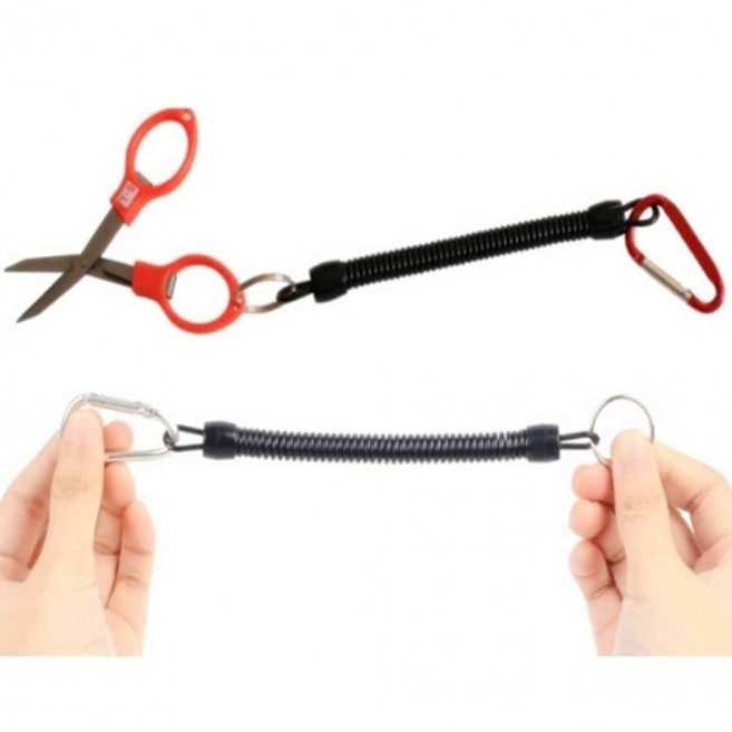 기타 ( )다용도 스프링 스트랩 분실방지스프링 가방키링 열쇠고리형스트랩 휴대폰끈, 단품