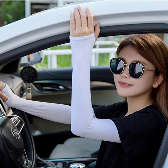 DK 쿨토시 모기물림방지 자외선차단 UPF50+ 손등보호 무봉제, 화이트, 1개