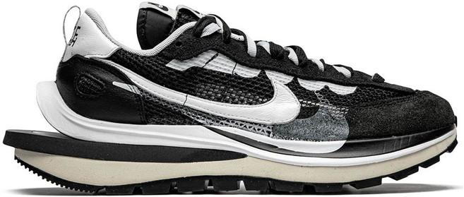 나이키 베이퍼와플 사카이 블랙 화이트 스니커즈