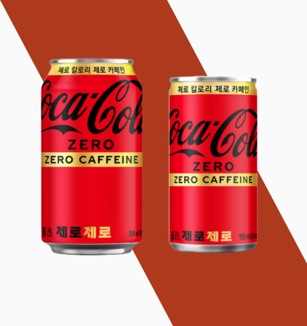 코카콜라 제로-제로 탄산음료 CAN 190ml 30캔 + 350ml 24캔 혼합구성