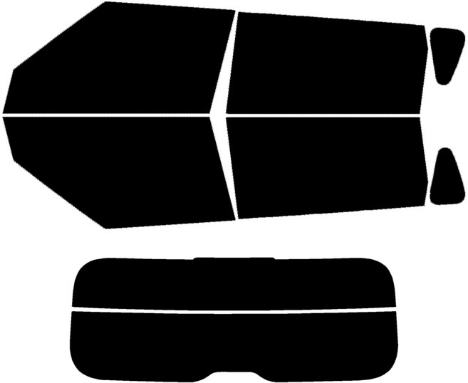 로톰 쏘울 측후면 썬팅필름 DIY 셀프 열차단 썬팅지, 쏘울 1세대 (08-13), RTF-1S 05 (진함), 기아