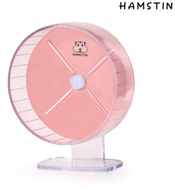 ZENOTREK 햄스터 고슴도치 유주얼리 러닝 휠 무소음 쳇바퀴 26cm, 1개, 20cm핑크