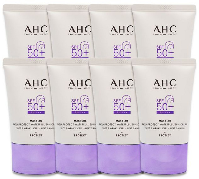 AHC 마스터즈 멜라프로텍트 워터풀 선 크림, 40ml, 8개