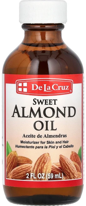 De La Cruz 스위트 아몬드 오일 59ml(2fl oz) Cruz (데 라 크루즈), 1개, 59ml - 쿠팡