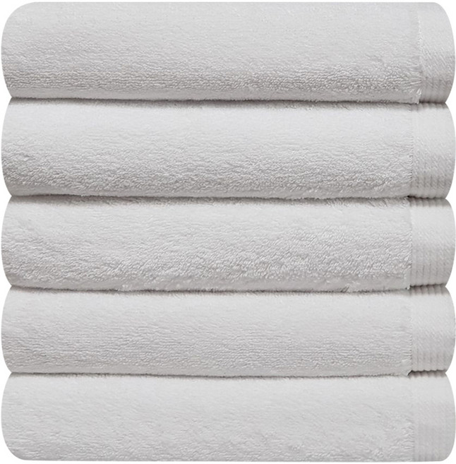 다주타올 호텔수건 150g, 화이트, 5개