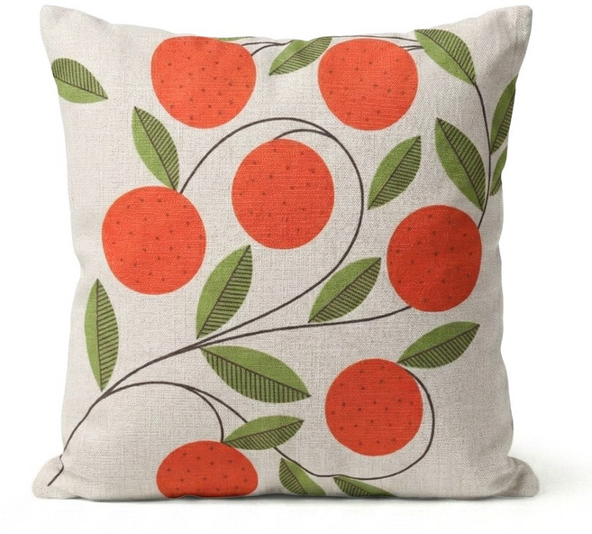 스타일K 한스 쇼파쿠션(솜+무료배송+by10AM 당일출고), 01 만다린